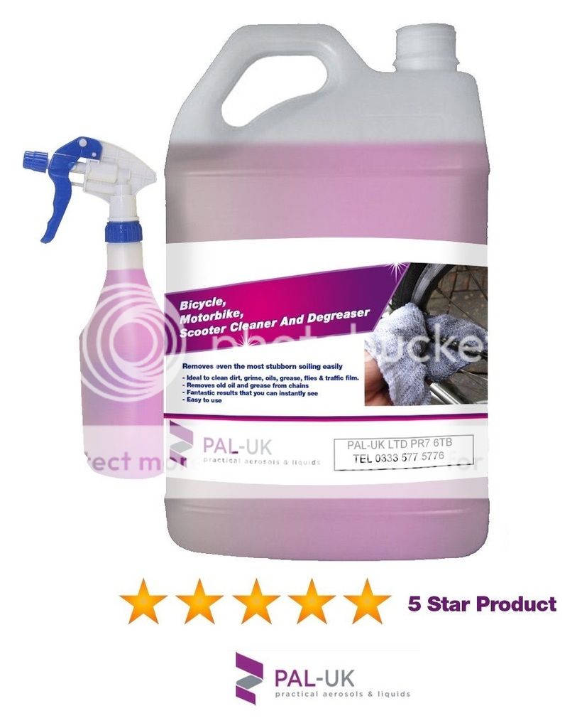 Bike Degreaser For All Road and Motor Bikes and Scooters / 5L Chain